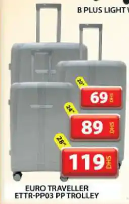 Grand Hyper Market Euro traveller ETTR-PP03 PP trolley offer