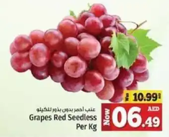 Kenz Hypermarket Grapes Red Seedless offer
