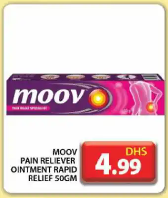 Grand Hyper Market Moov pain reliever ointment rapid relief offer