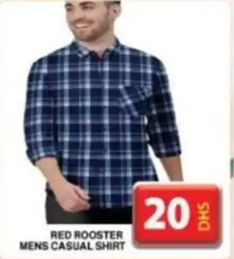 Grand Hyper Market Red rooster mens casual shirt offer