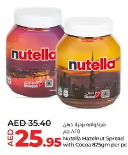 Lulu Hypermarket NUTELLA Chocolate Spread offer