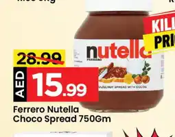 Mark & Save NUTELLA Chocolate Spread offer