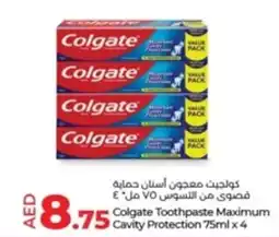 Lulu Hypermarket Colgate Toothpaste Maximum Cavity Protection offer