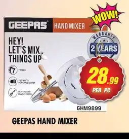 Night to Night Hypermarket GEEPAS Mixer / Grinder offer