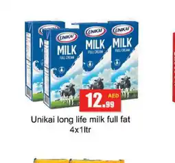 Gulf Hypermarket UNIKAI Full Cream Milk offer