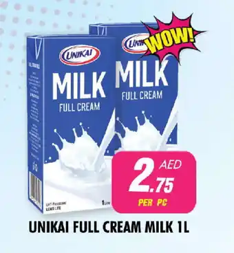 Night to Night Hypermarket UNIKAI Long Life / UHT Milk offer