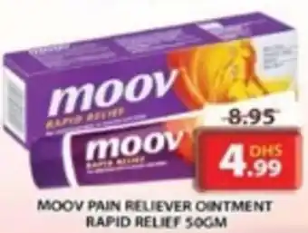 Grand Hyper Market Moov pain reliever ointment rapid relief offer