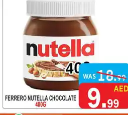 United Hypermarket NUTELLA Chocolate Spread offer