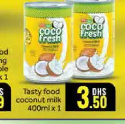 Al Madina TASTY FOOD Coconut Milk offer