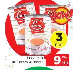 Al Madina LUNA Full Cream Milk offer