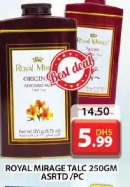 Grand Hyper Market ROYAL MIRAGE Talcum Powder offer