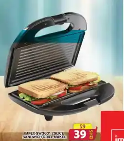 Grand Hyper Market Impex 2slice sandwich grill maker SW3601 offer