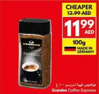 Viva Grandos coffee espresso offer