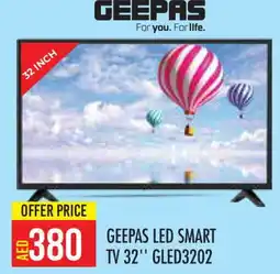 Baniyas Spike Hypermarket GEEPAS Smart TV offer
