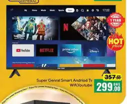 Mango Hypermarket LLC SUPER GENERAL Smart TV offer