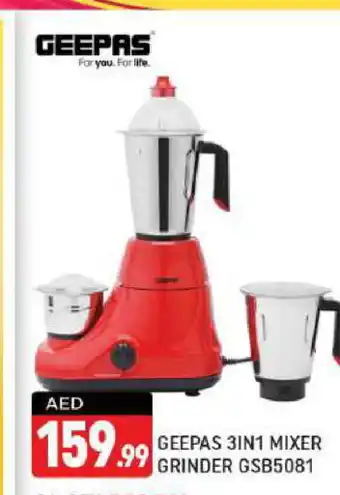 Shaklan GEEPAS Mixer / Grinder offer