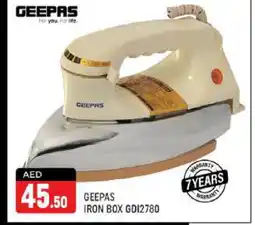 Shaklan GEEPAS Ironbox offer