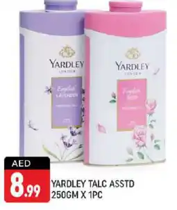 Shaklan YARDLEY Talcum Powder offer