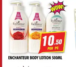 Night to Night Hypermarket Enchanteur Body Lotion & Cream offer