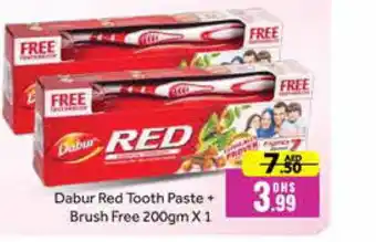 Mango Hypermarket LLC DABUR RED Toothpaste offer