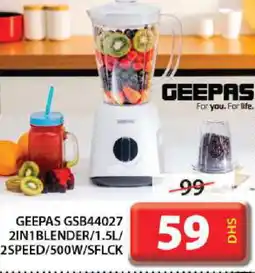Grand Hyper Market GEEPAS Mixer / Grinder offer