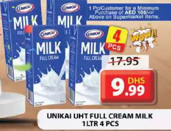 Grand Hyper Market UNIKAI Full Cream Milk offer