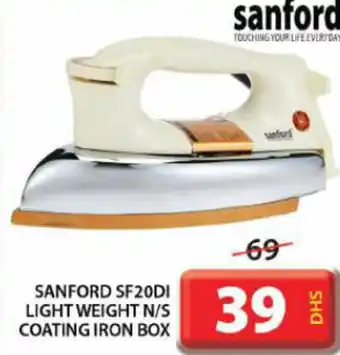 Grand Hyper Market Sanford light weight n/s coating iron box SF20DI offer