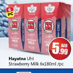 Al Madina HAYATNA Long Life / UHT Milk offer
