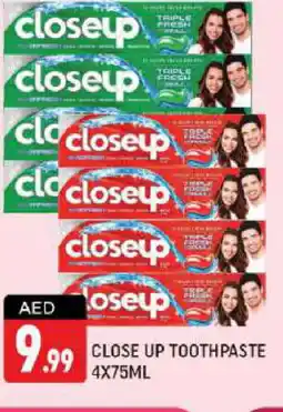 Shaklan CLOSE UP Toothpaste offer