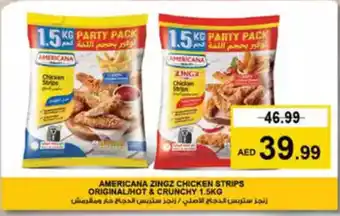Nesto Americana zingz chicken strips original/hot & crunchy offer