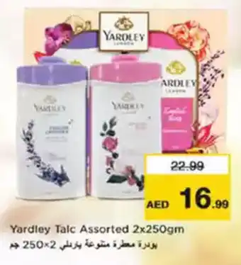 Nesto Yardley Talc offer