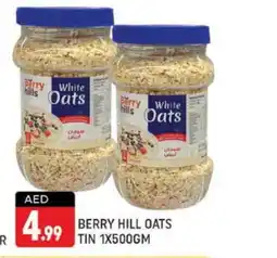 Shaklan BERRY HILLS Oats offer