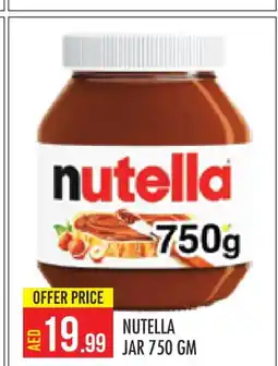 Baniyas Spike Hypermarket NUTELLA Chocolate Spread offer