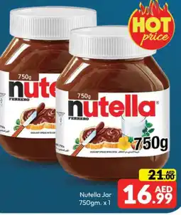 Mango Hypermarket LLC NUTELLA Chocolate Spread offer