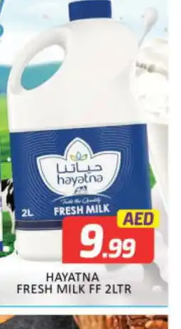 Mango Hypermarket LLC HAYATNA Fresh Milk offer
