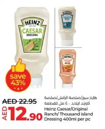 Lulu Hypermarket HEINZ Dressing offer