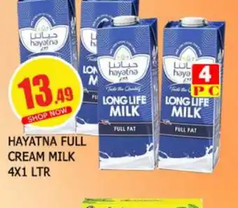 Al Madina HAYATNA Full Cream Milk offer