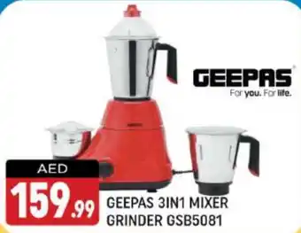 Shaklan GEEPAS Mixer / Grinder offer