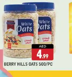 Shaklan BERRY HILLS Oats offer