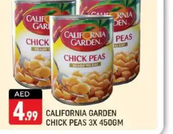 Shaklan CALIFORNIA Chick Peas offer