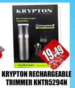 Grand Majestic Hypermarket KRYPTON Remover / Trimmer / Shaver offer