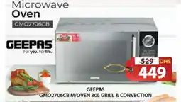 Grand Hyper Market GEEPAS Microwave Oven offer