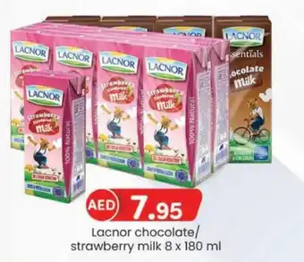 KM Trading Lacnor chocolate / strawberry milk offer