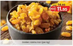 KM Trading Golden raisins offer