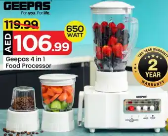 Mark & Save GEEPAS Food Processor offer