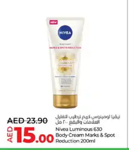 Lulu Hypermarket Nivea Body Lotion & Cream offer