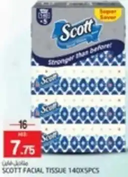Safari Hypermarket Scott facial tissue offer