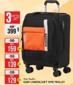 Safari Hypermarket Goby London soft spin trolley offer