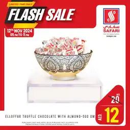 Safari Hypermarket Elloffar Truffle Chocolate with Almond offer