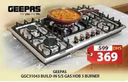 Grand Hyper Market GEEPAS Gas Cooker/Cooking Range offer